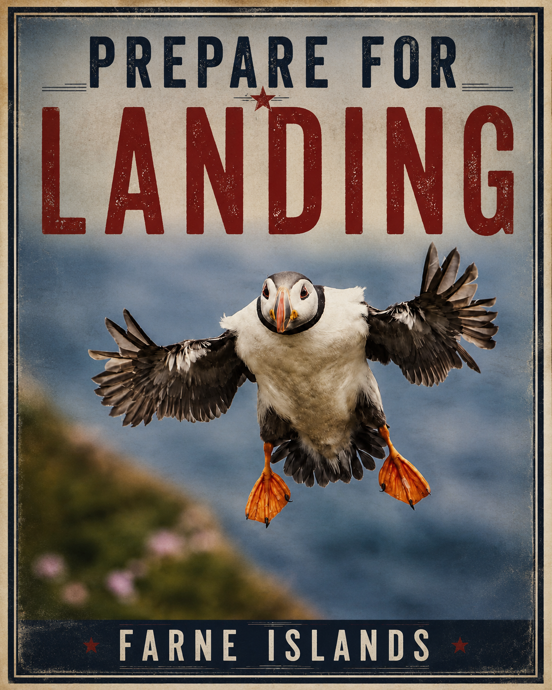 A4 Digital Poster - Puffin