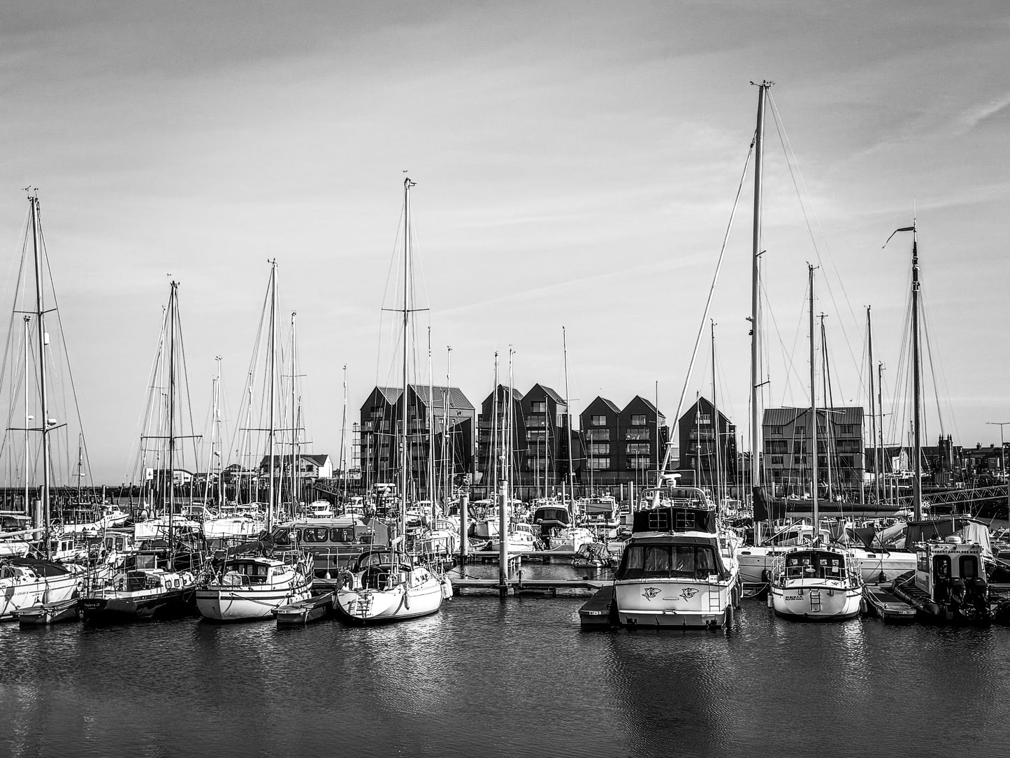 Amble Maria, Northumberland (B&W)