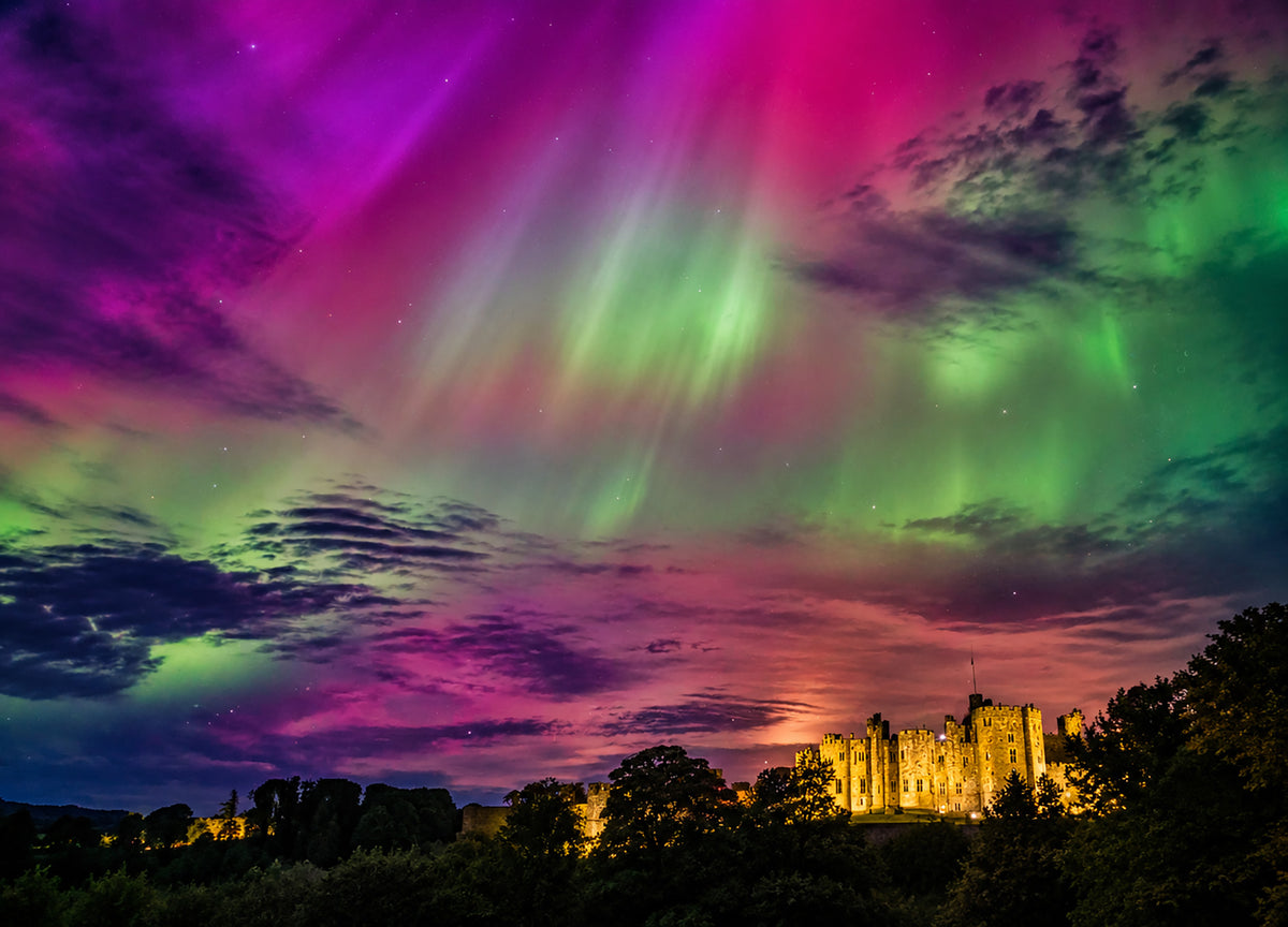 Alnwick Castle & Aurora Borealis
