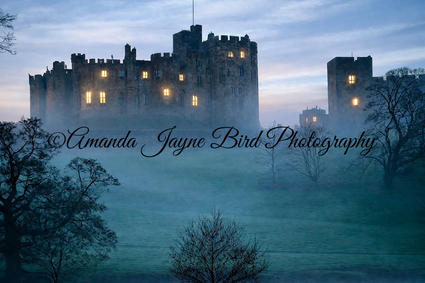 Alnwick Castle at Dusk