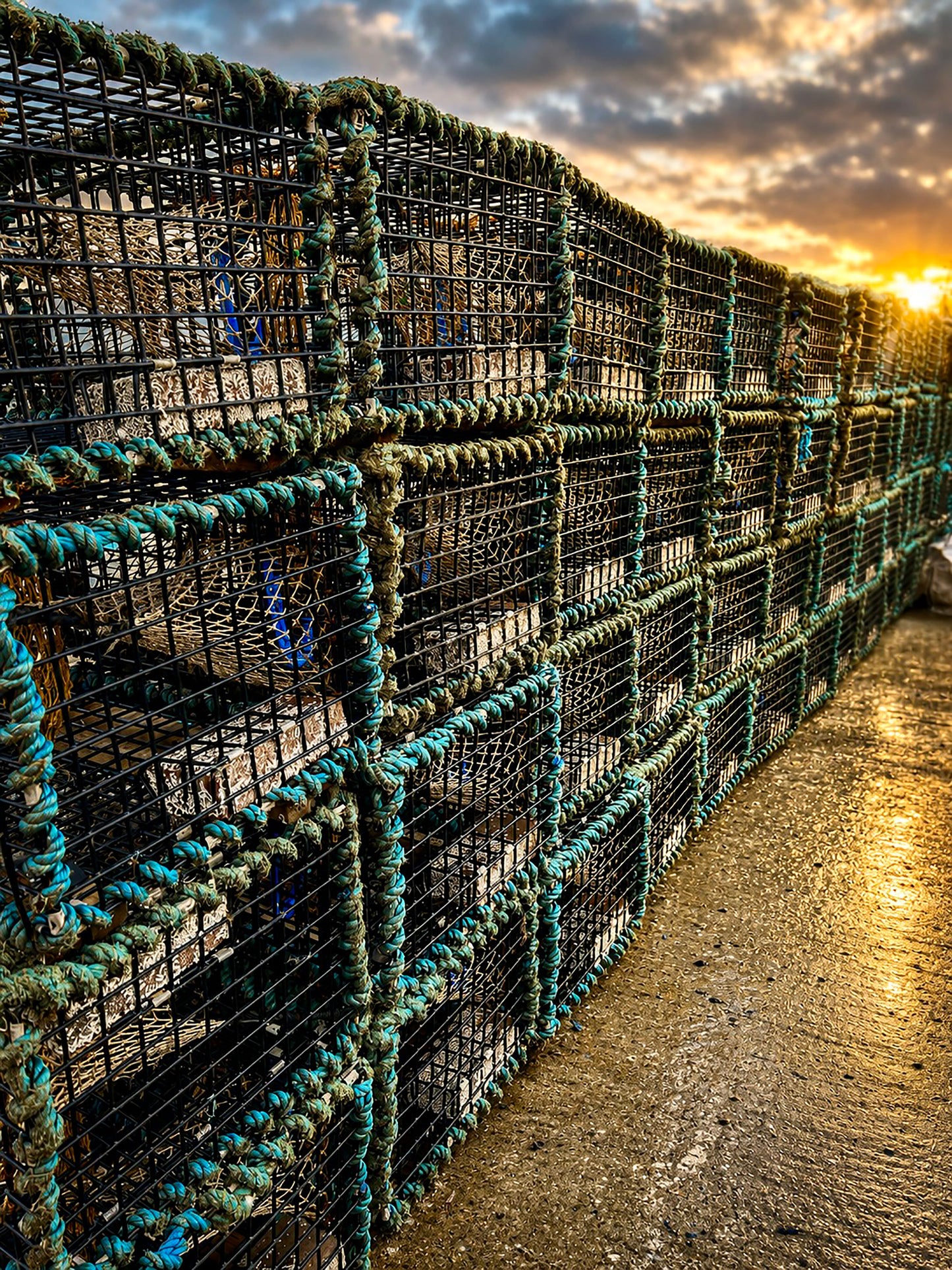 Amble lobster pots