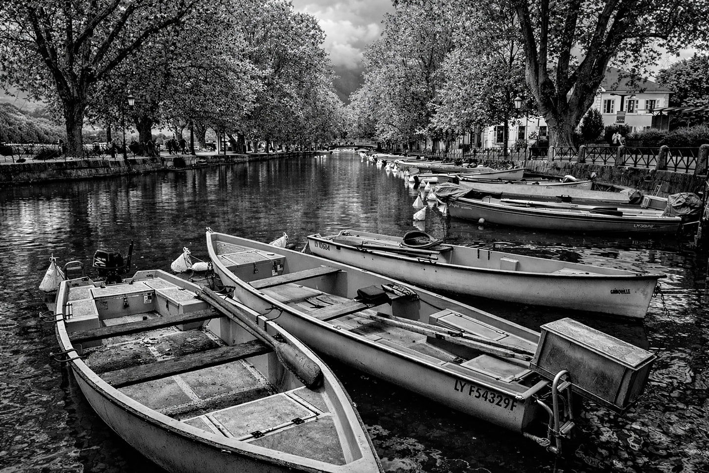 Annecy, France (B&W)