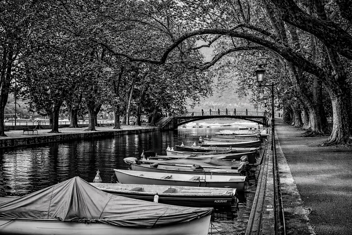 Annecy, France (B&W)