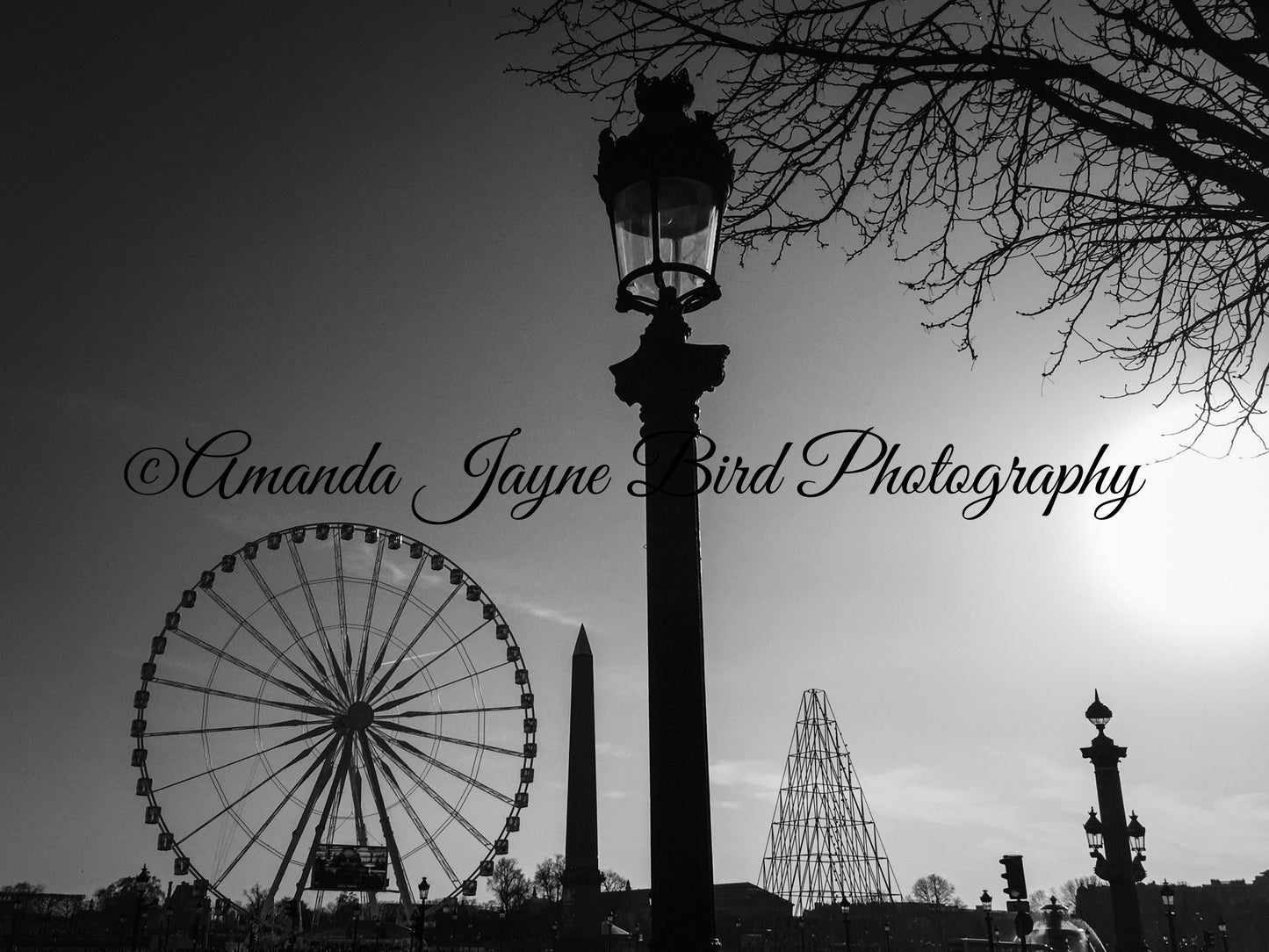 Paris Sunrise (B&W)