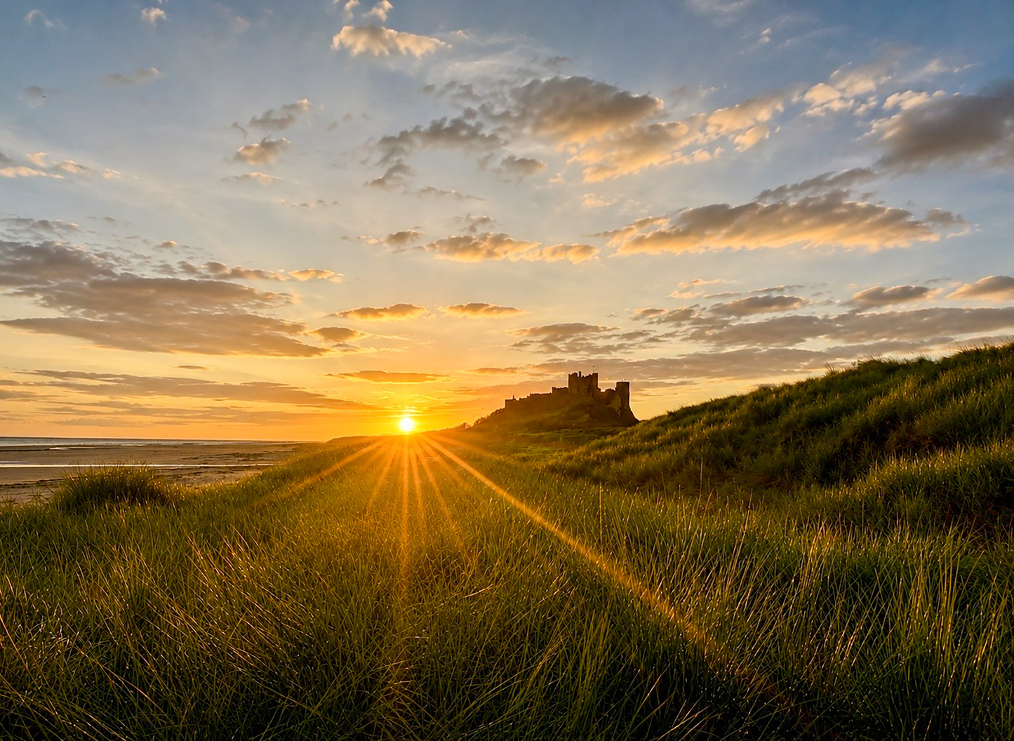 Bamburgh Castle Sunrise