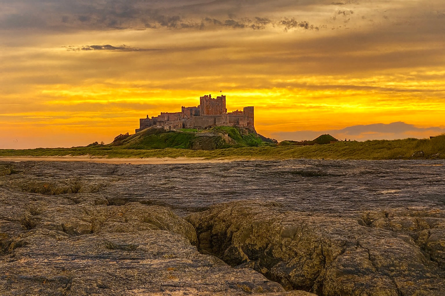 Bamburgh Castle -Sunrise