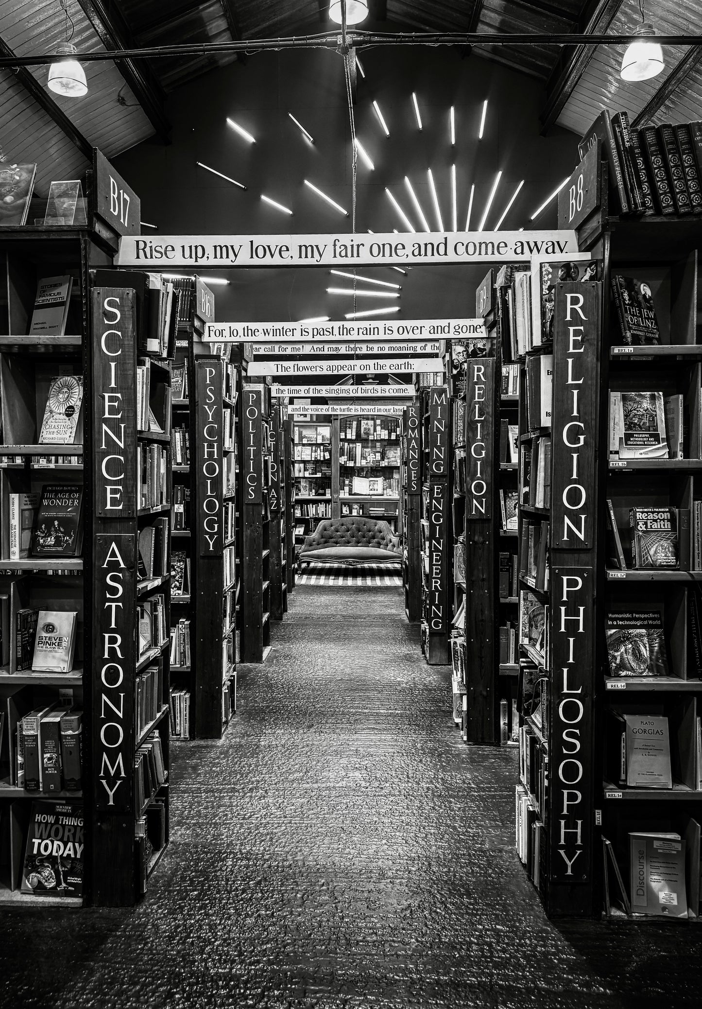 Barter Books - Rise up (B&W)