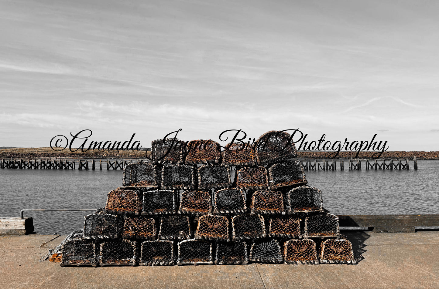 Lobster Pots, Amble Pier