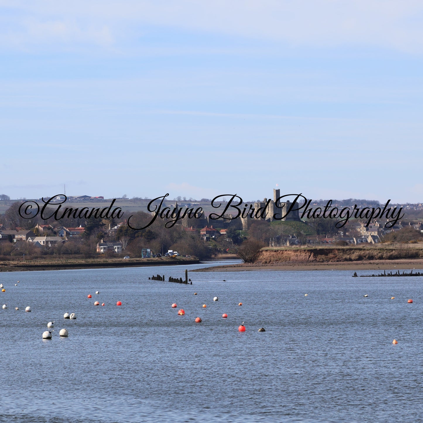Warkworth Castle from Amble