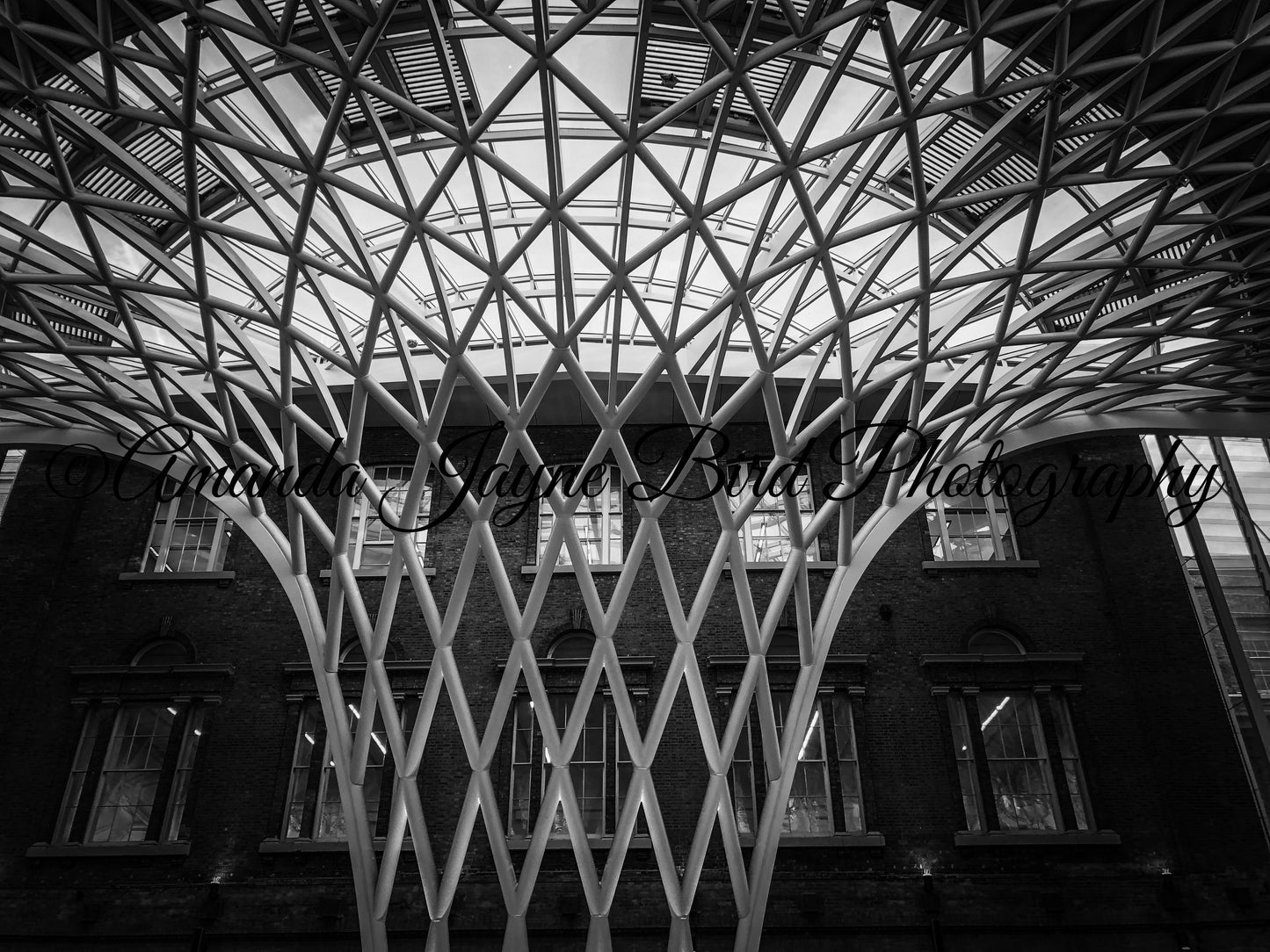 Kings Cross Station, London (B&W)