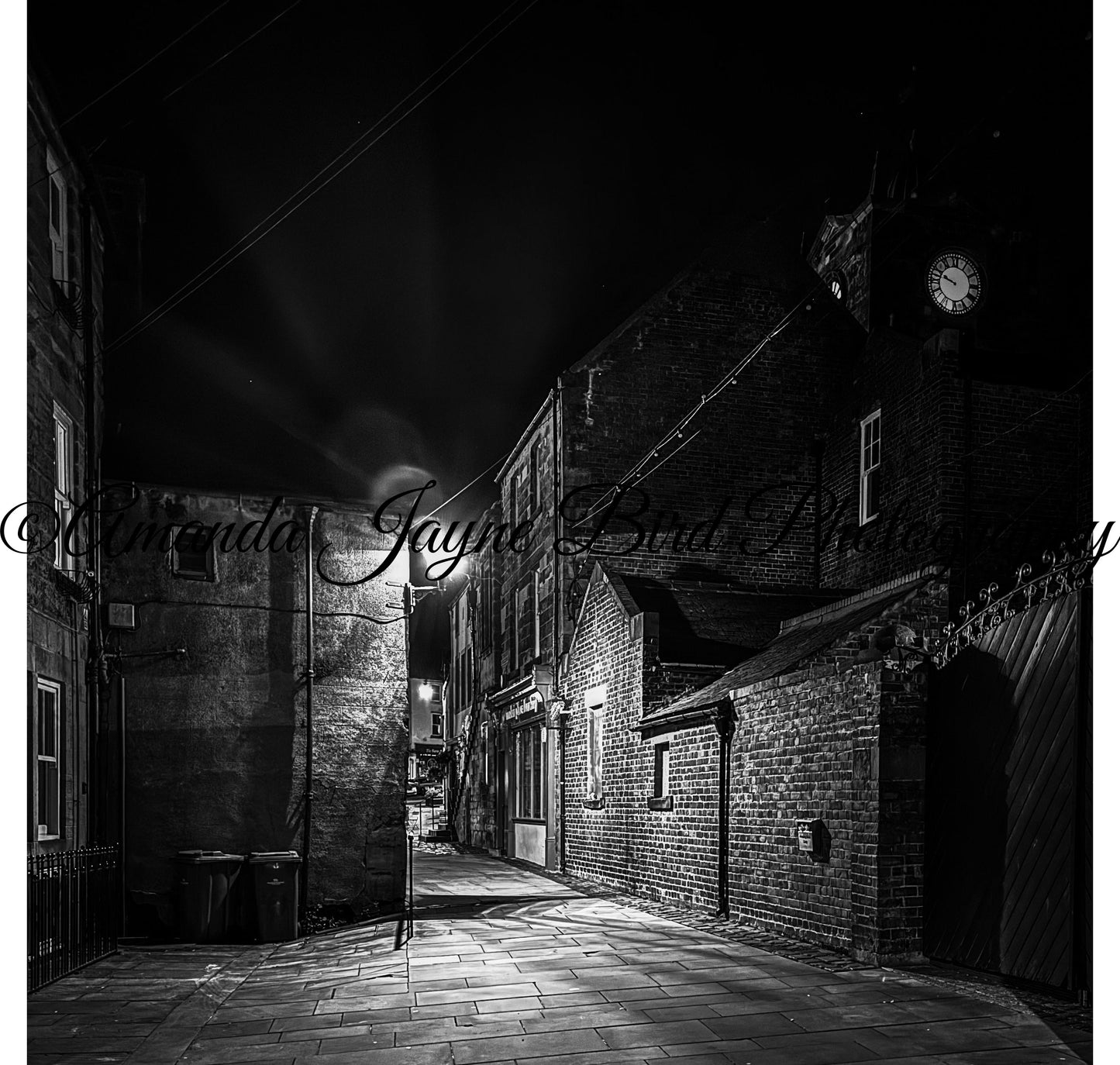 Paikes Street, Alnwick (B&W)