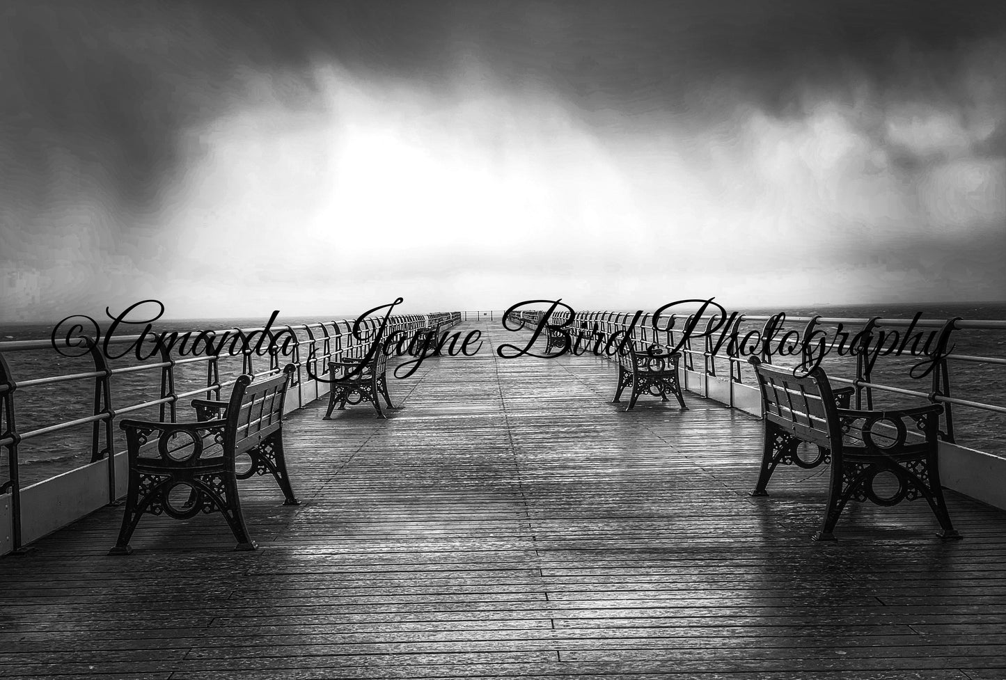 Saltburn Pier, Yorkshire (B&W)