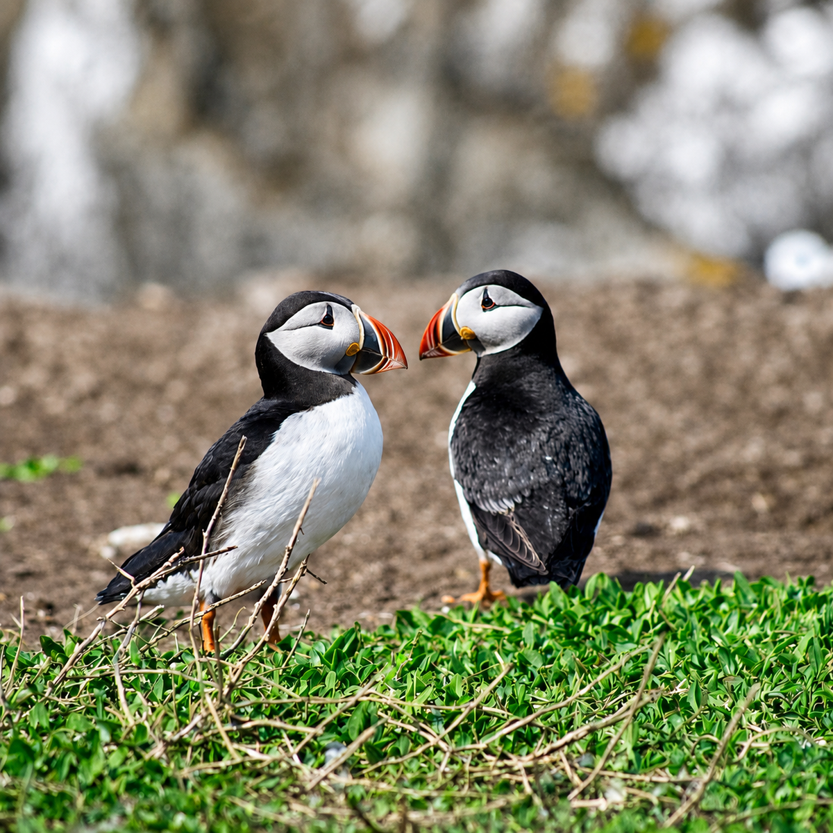 Puffins - "Love Birds” Farne Islands
