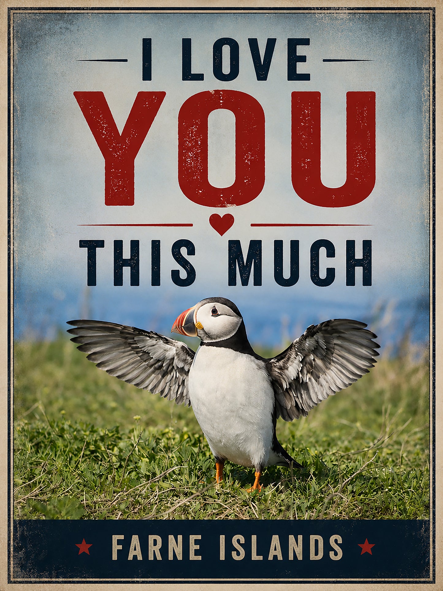 A4 Digital Poster - Puffin
