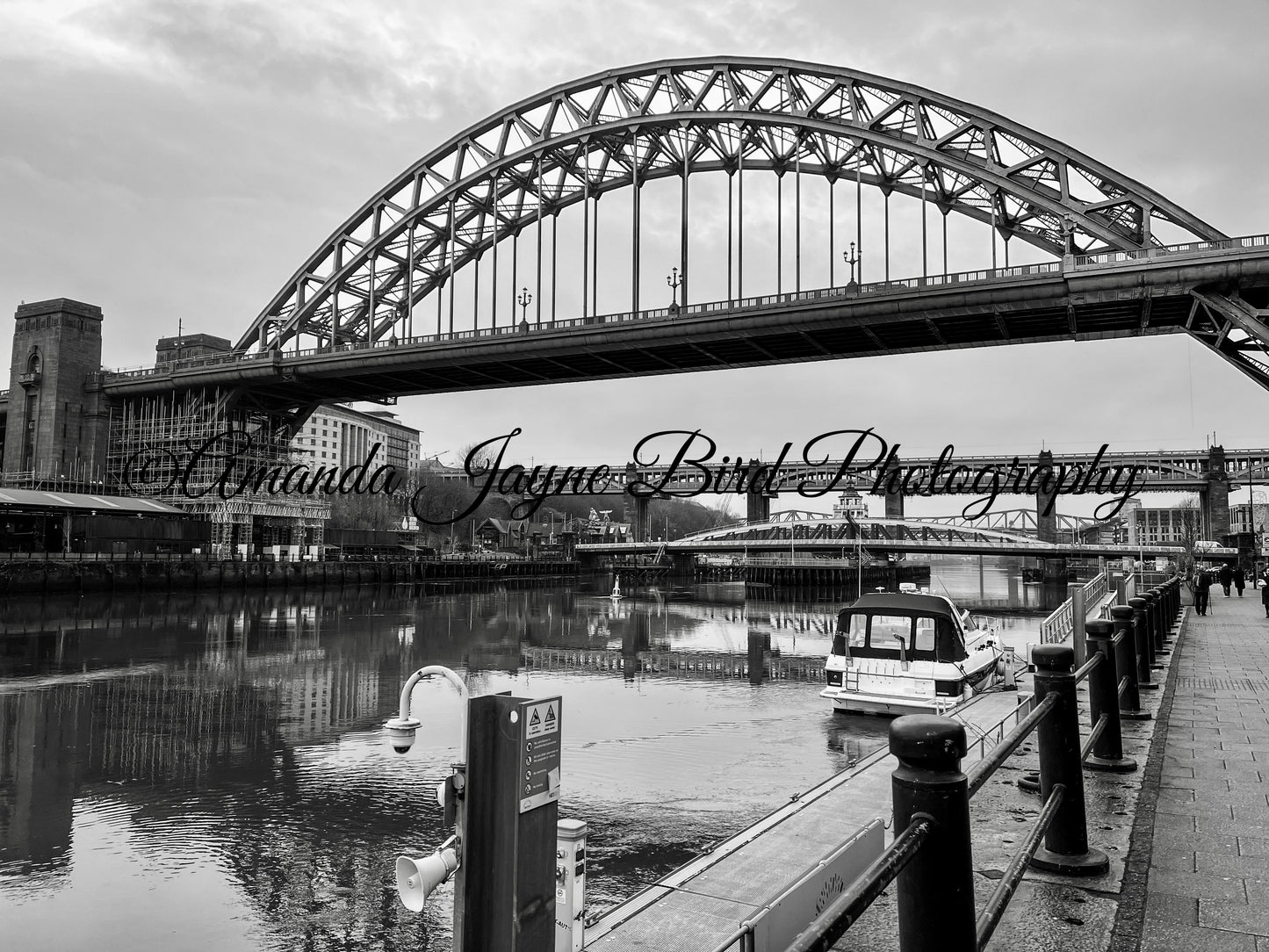 Tyne Bridge, Gateshead (B&W)