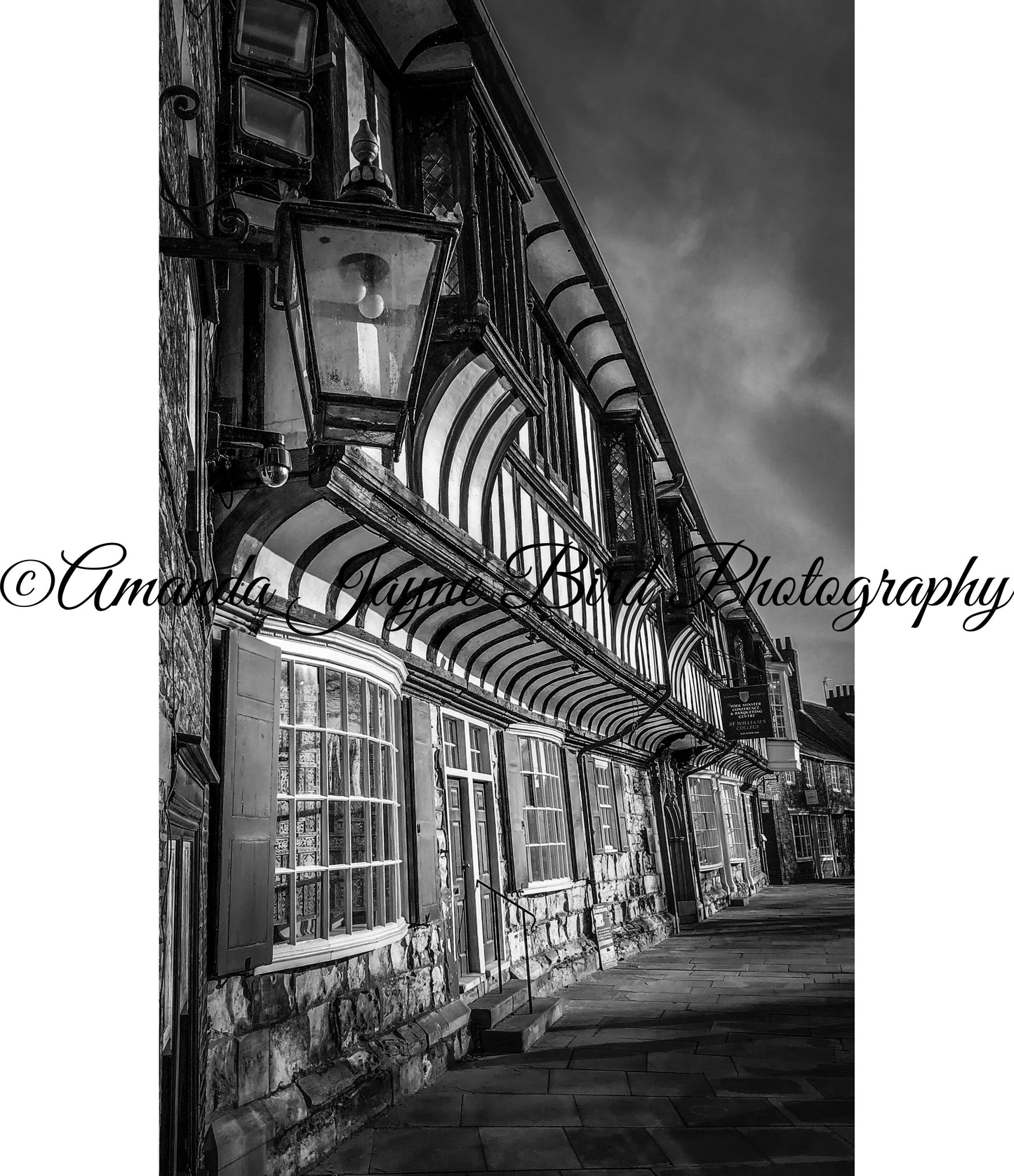 St Williams College, York, Yorkshire (B&W)