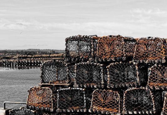 Lobster Pots, Amble Pier