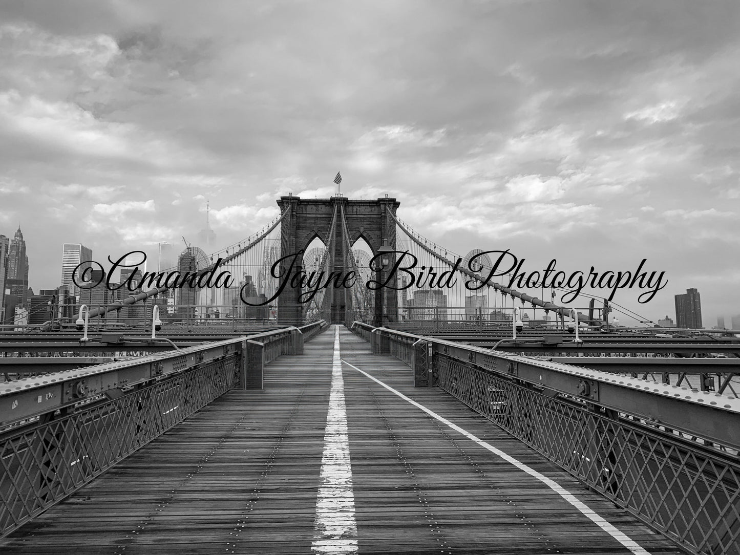 Brooklyn Bridge, New York (B&W)