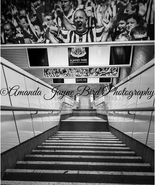 St James’ Park Metro (B&W)