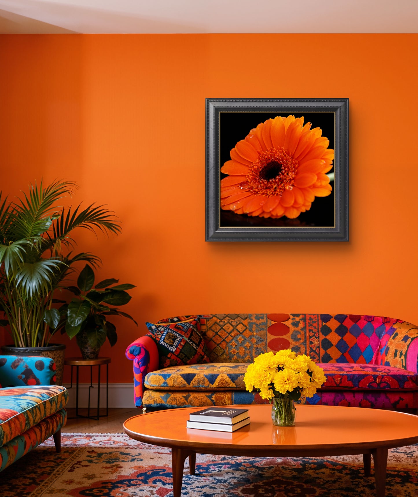 Orange Gerbera (Macro)
