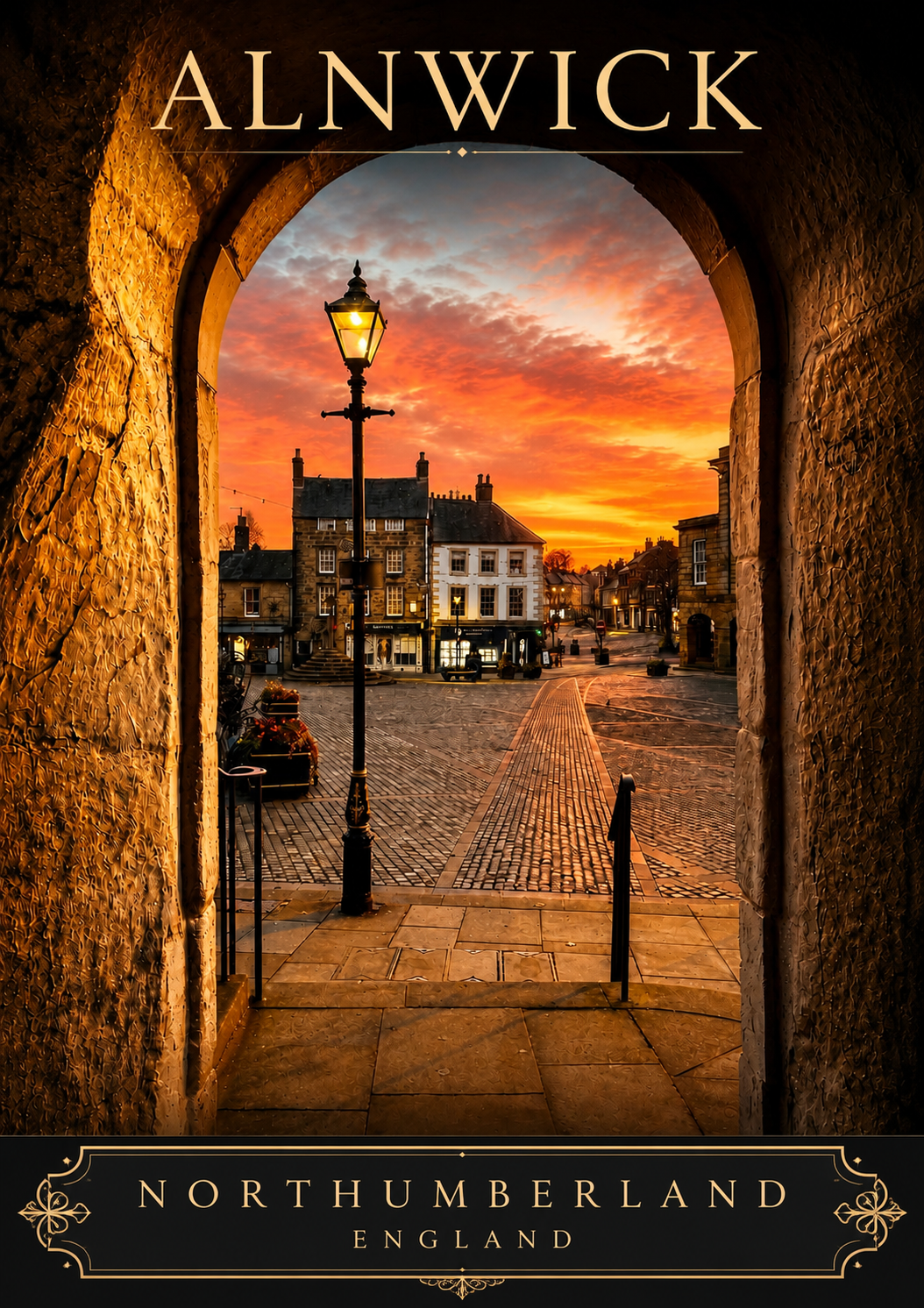 A4 Digital Poster - Alnwick