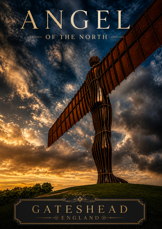 A4 Digital Poster - Angel of the North