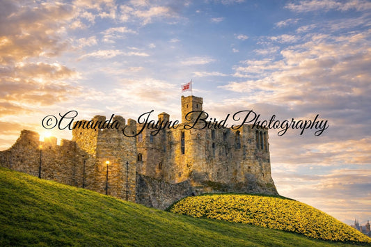 Warkworth Castle Sunrise