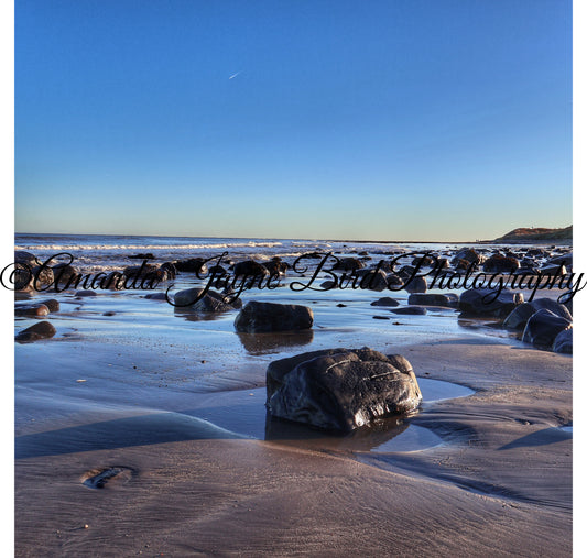 Alnmouth Beach on the rocks