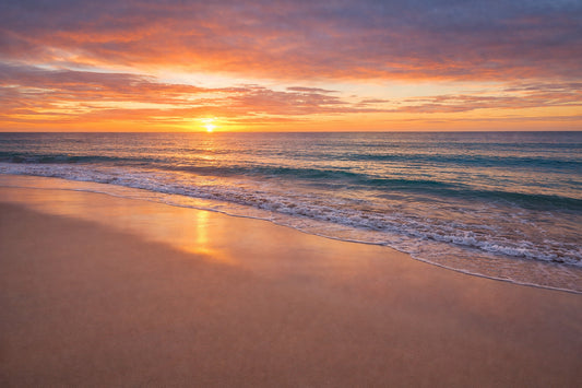 Alnmouth Beach, Sunset