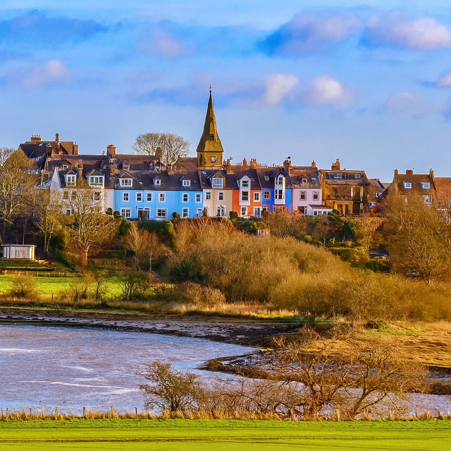 View of Alnmouth Coloured Houses 1
