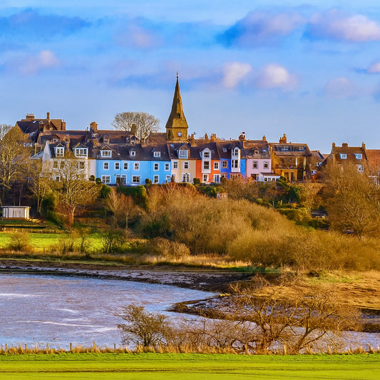 View of Alnmouth Coloured Houses 1