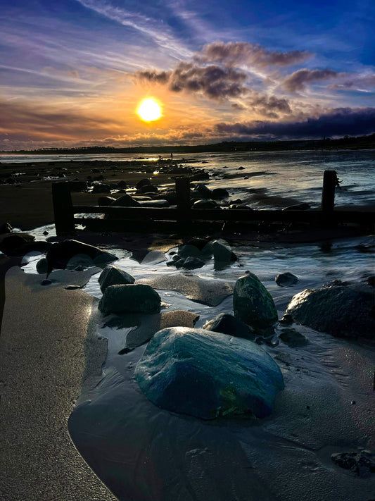 Alnmouth Beach, Sunset