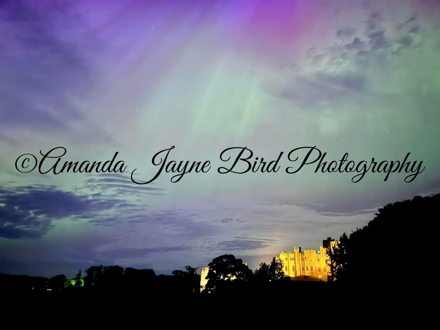 Alnwick Castle - Northern lights May 2024