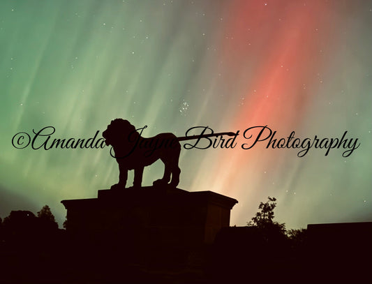 Lion Bridge, Alnwick - Northern Lights October 2024