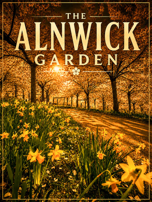 A4 Digital Poster - The Alnwick Garden Cherry Blossom