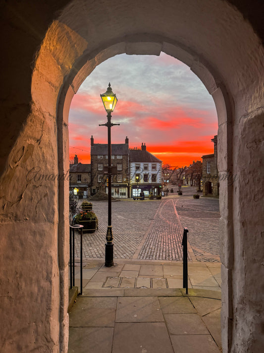 Alnwick Market Place -Sunrise