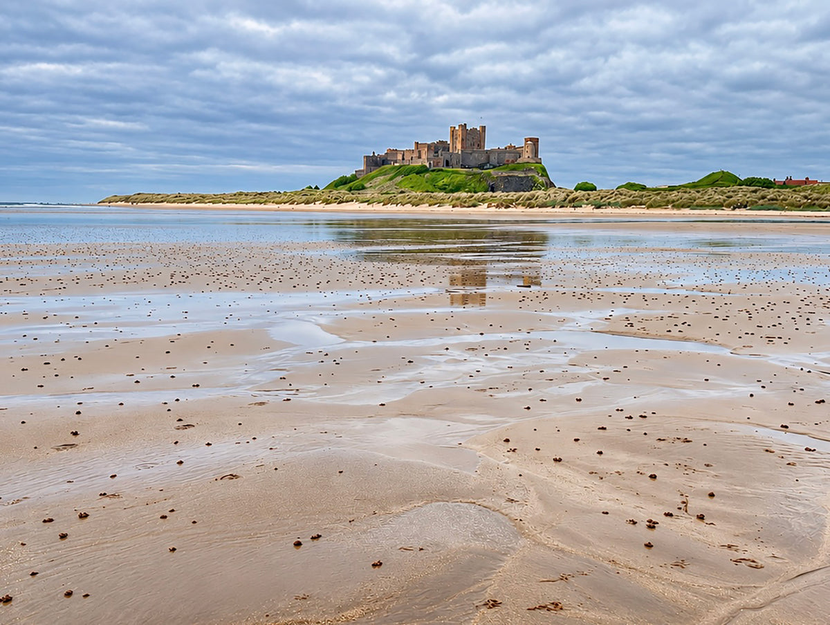 Bamburgh Castle - Patterns in the Sand