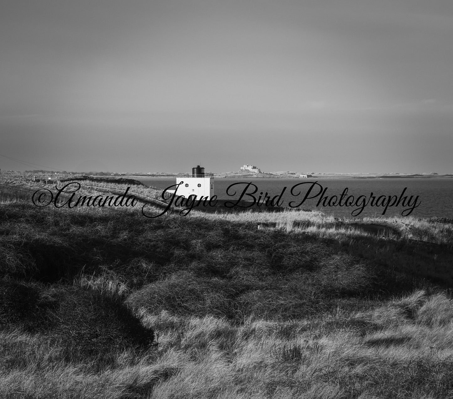 Bamburgh Lighthouse (B&W)