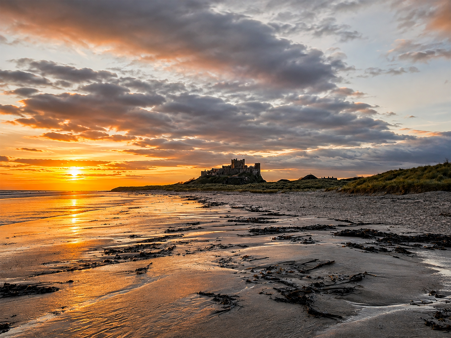 Bamburgh Castle Sunrise