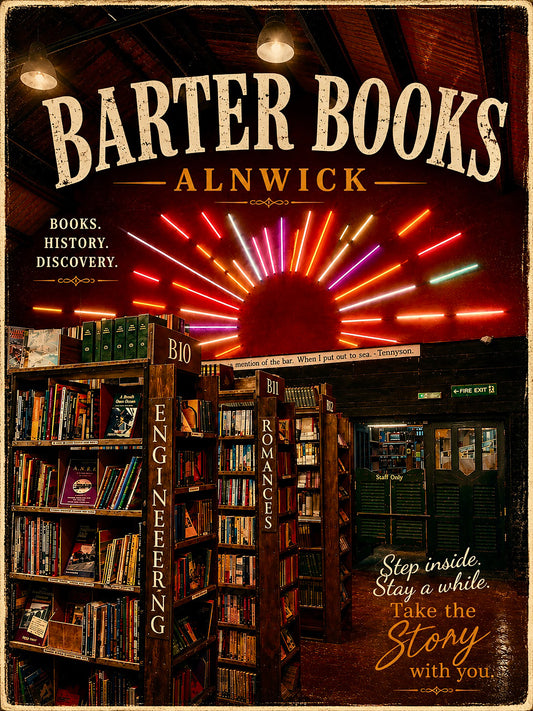 A4 Digital Poster -  Barter Books, Alnwick
