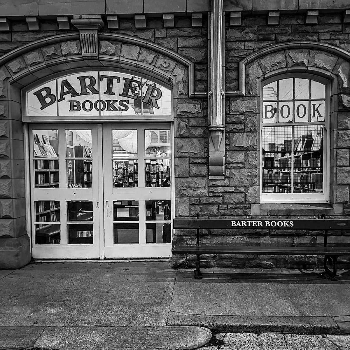 Barter Books, Alnwick (B&W)