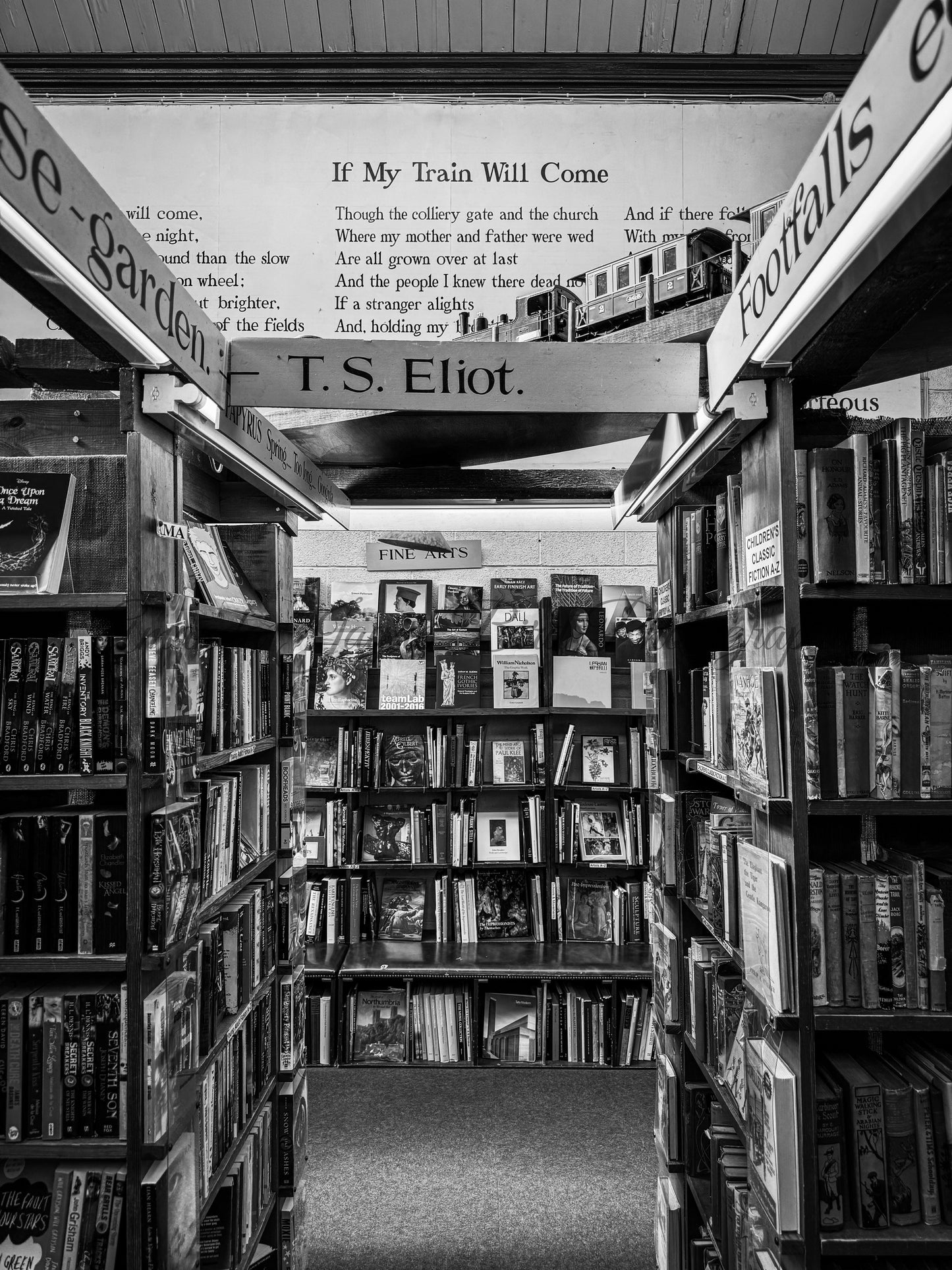 Barter Books - My train will come (B&W)