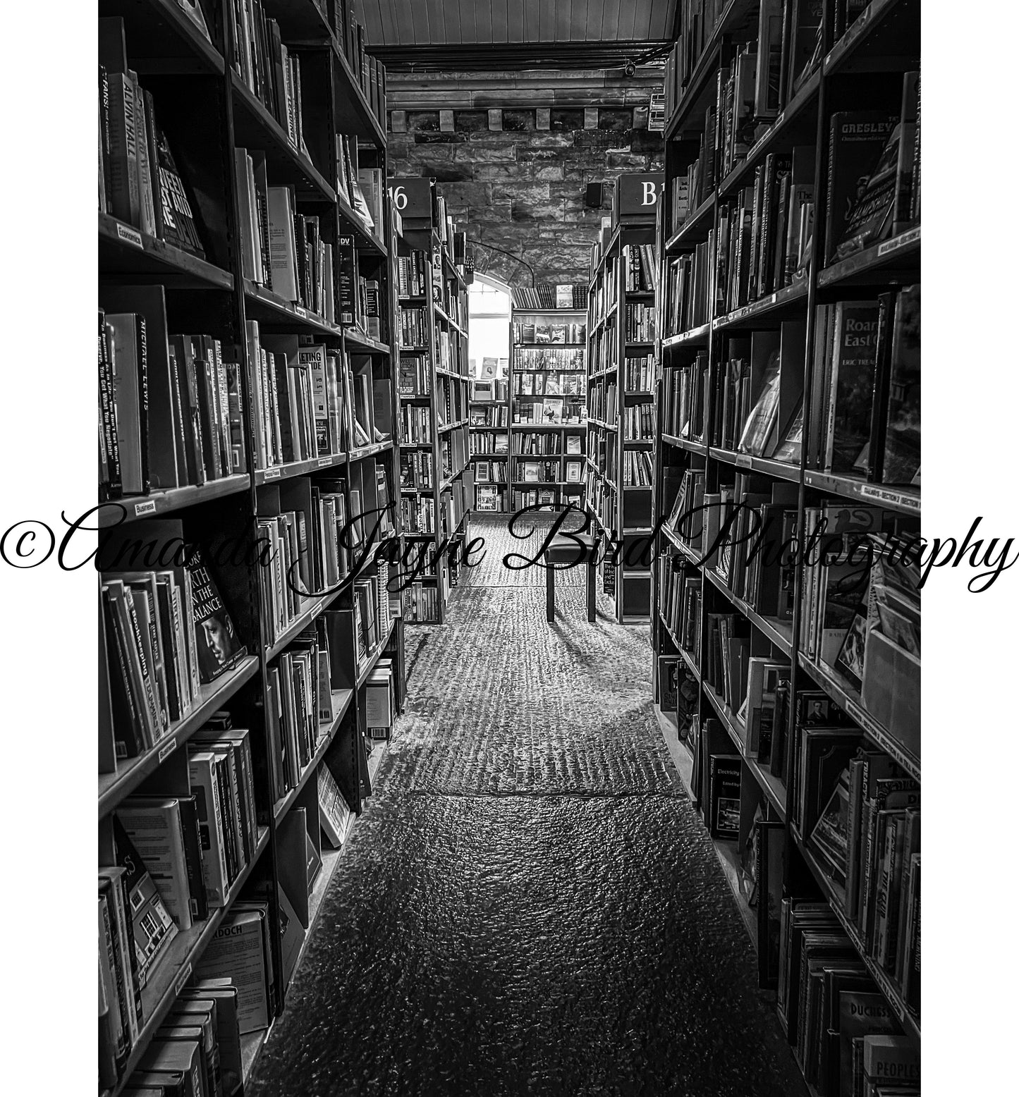 Barter Books - Take a seat (B&W)