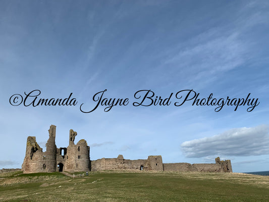 Dunstanburgh Castle Blue Sky