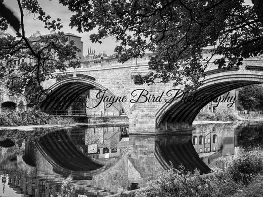 Durham Reflection (B&W)