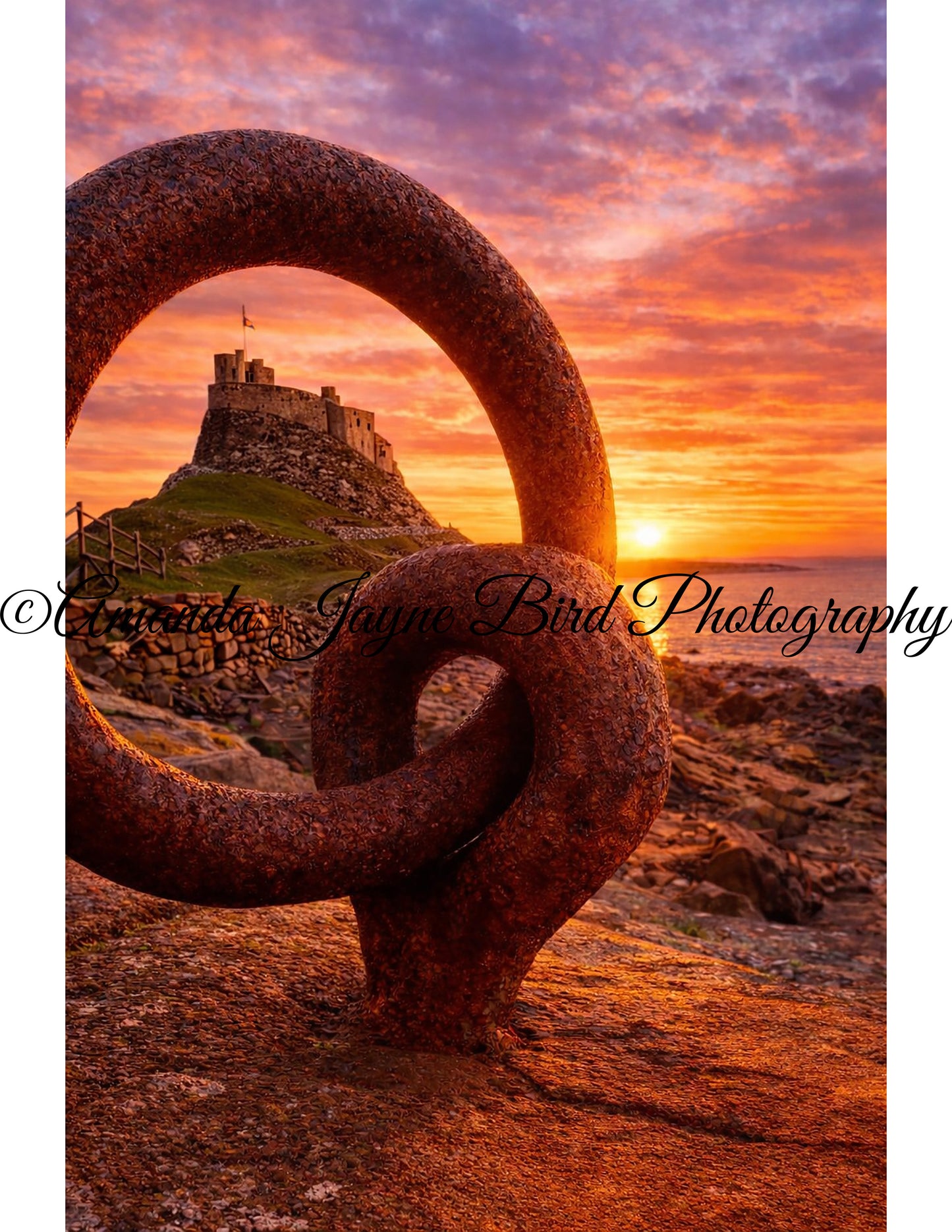 Lindisfarne Castle Sunset, Holy Island