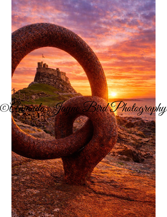 Lindisfarne Castle Sunset, Holy Island