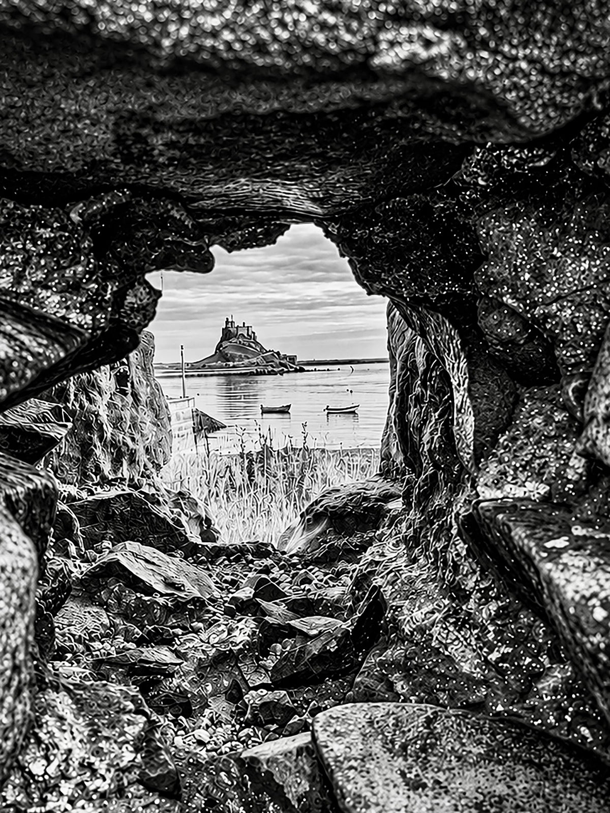 Lindisfarne Castle, through the keyhole
