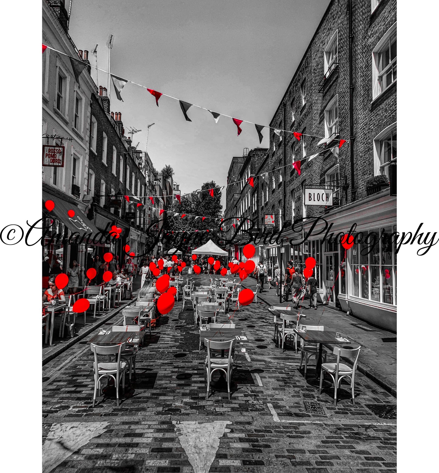 Theatre District, London (B&W Limited Edition)