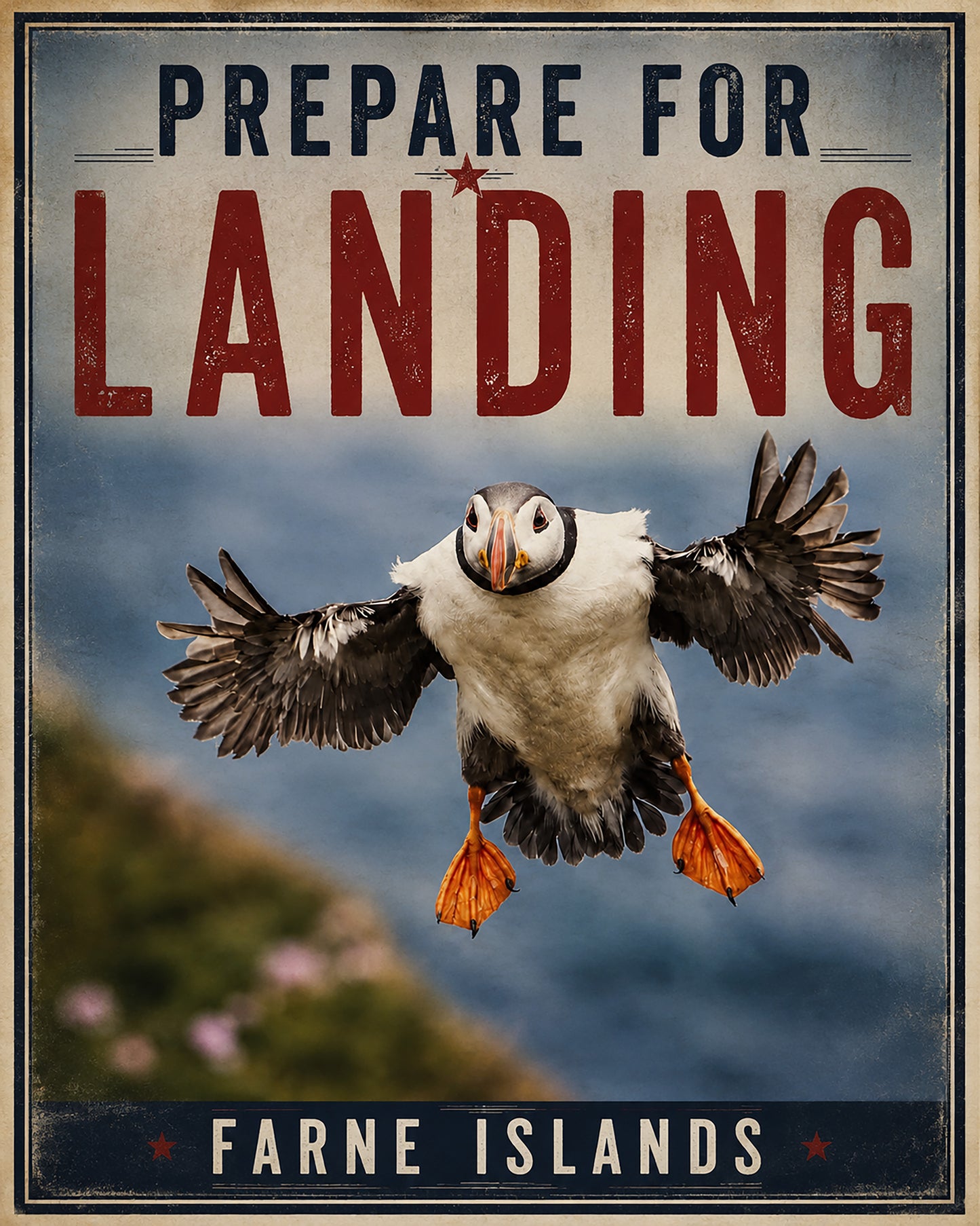 A4 Digital Poster -  Puffin